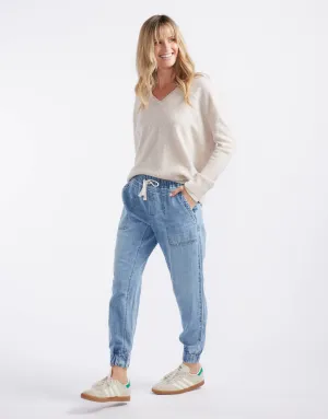 Weekend Utility Pants - Mid Wash