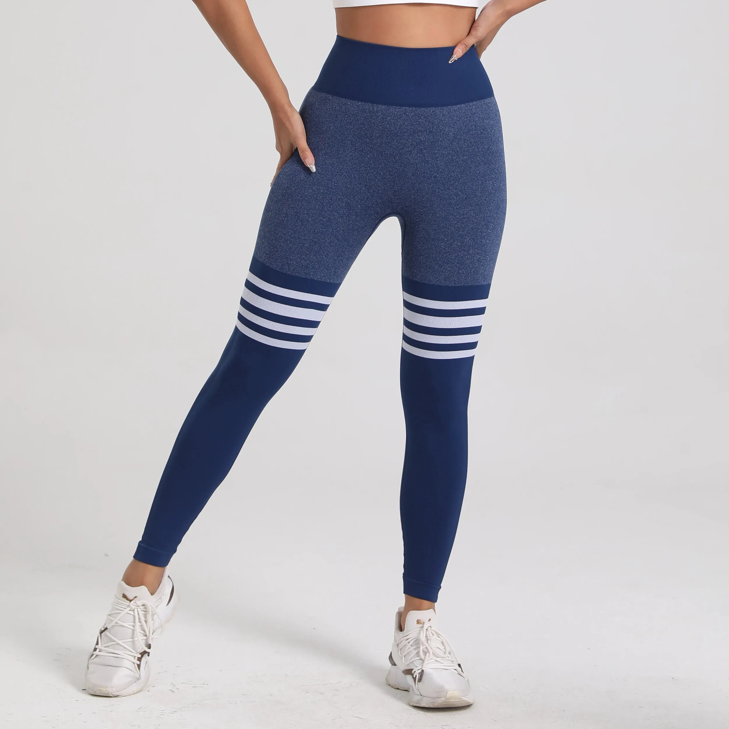 Women Gym V Back Butt Lifting Leggings for Fitness S-XL