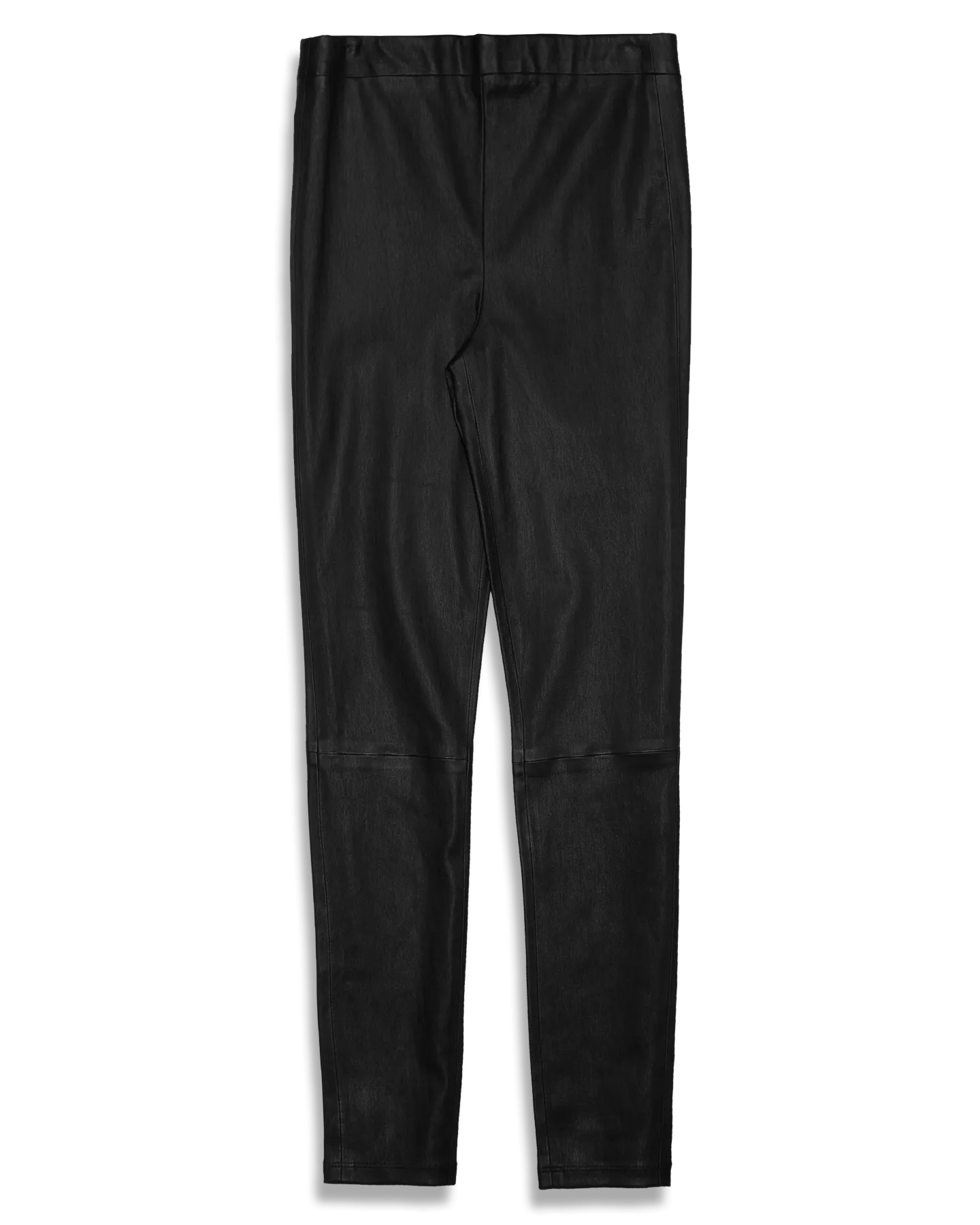 Women's Leather Leggings in Black