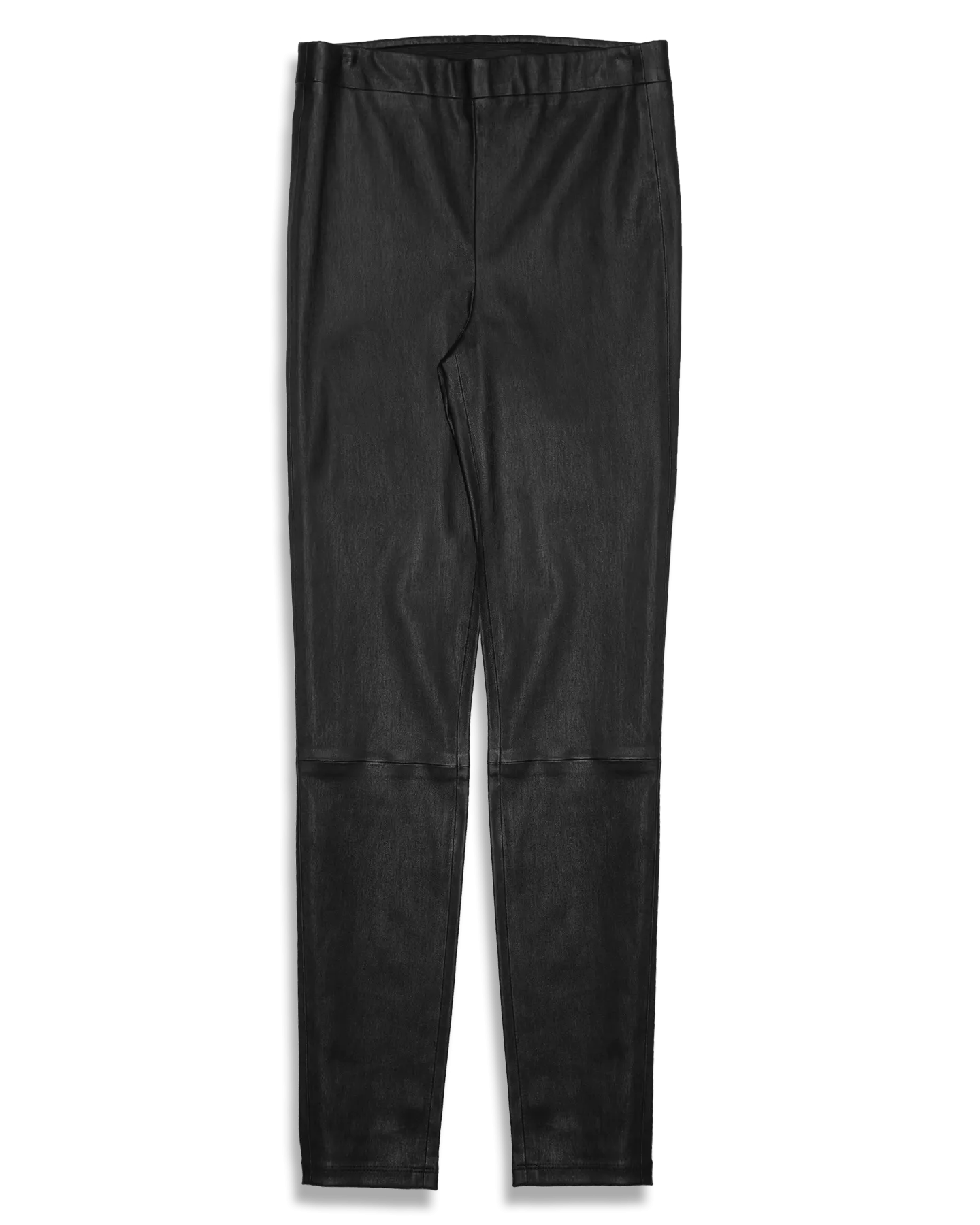 Women's Leather Leggings in Black