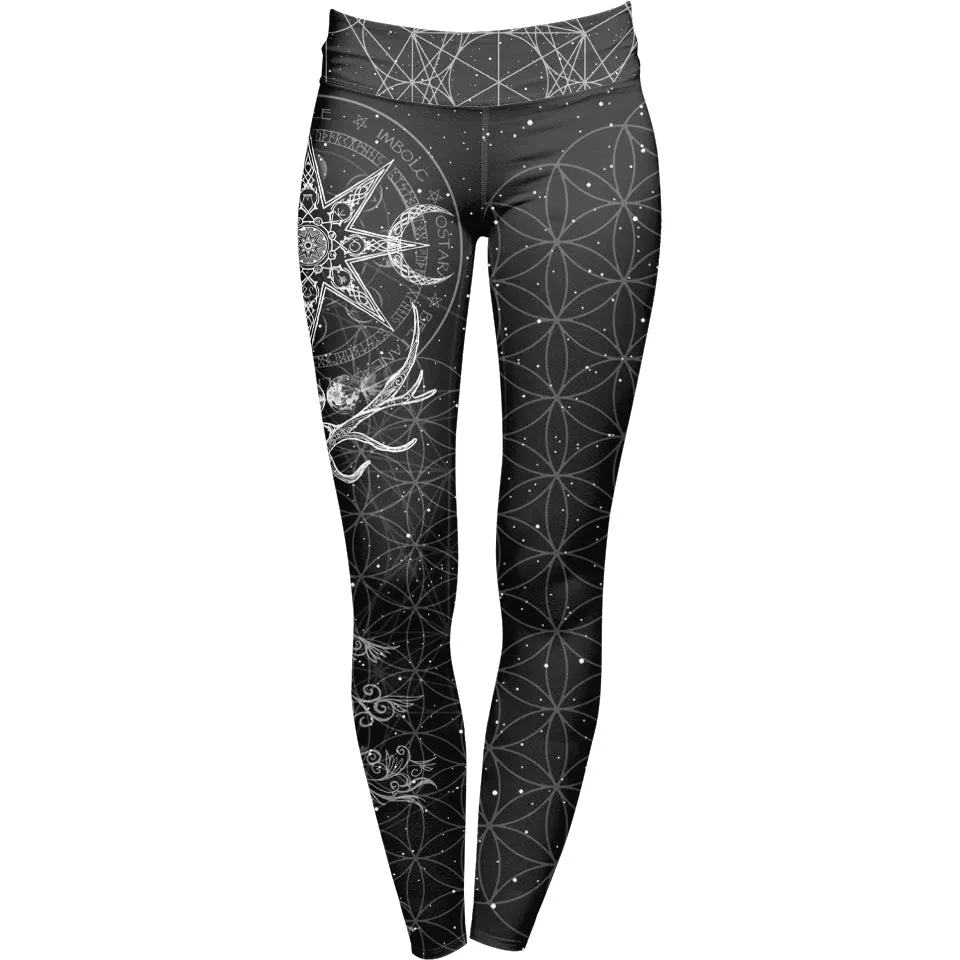 Yule Leggings - Ghost Edition