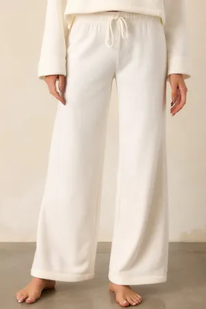 Z Supply Feeling The Moment Sea Salt Ivory Sweatpant
